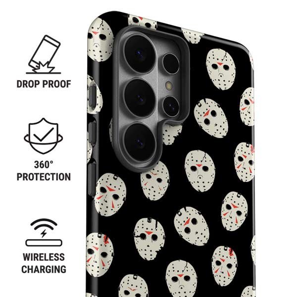 Warner Bros Friday the 13th Jason Voorhees Pattern Galaxy S26 Ultra Impact Case