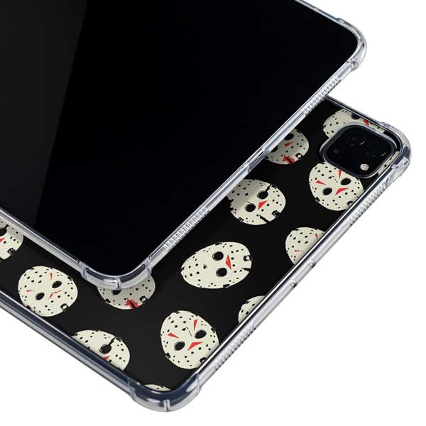 Warner Bros Friday the 13th Jason Voorhees Pattern iPad Pro 11in (2024) Clear Case