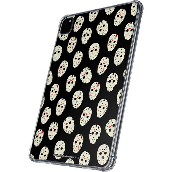 Warner Bros Friday the 13th Jason Voorhees Pattern iPad Pro 11in (2024) Clear Case