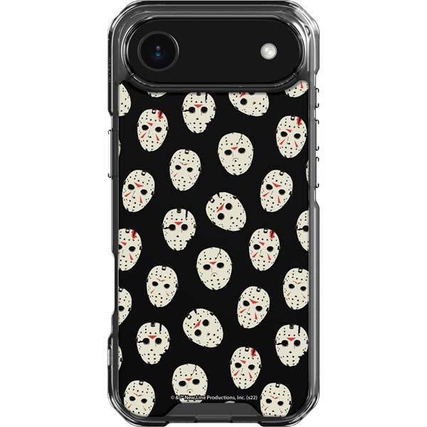 Warner Bros Friday the 13th Jason Voorhees Pattern iPhone 17 Air Clear Case