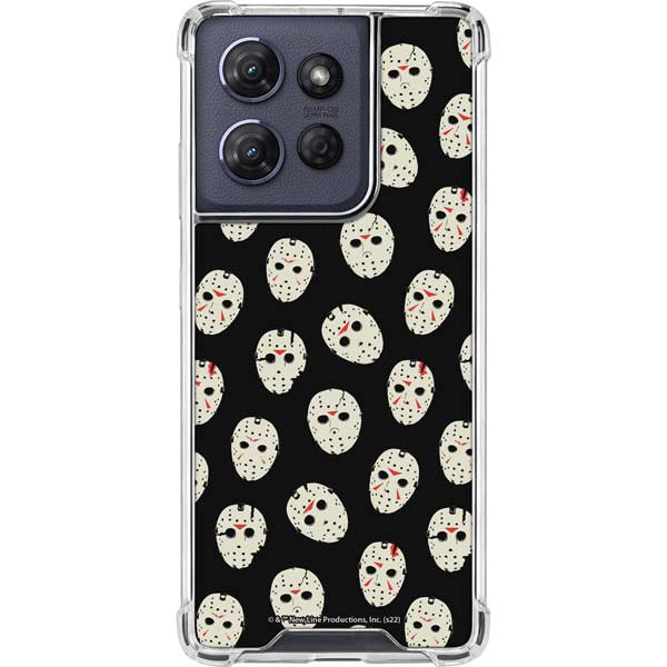 Warner Bros Friday the 13th Jason Voorhees Pattern Moto G Play 5G (2025) Clear Case