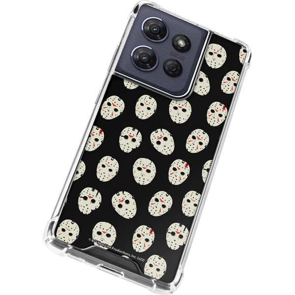 Warner Bros Friday the 13th Jason Voorhees Pattern Moto G Play 5G (2025) Clear Case
