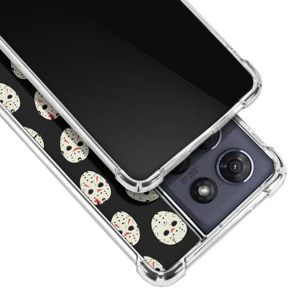 Warner Bros Friday the 13th Jason Voorhees Pattern Moto G Play 5G (2025) Clear Case
