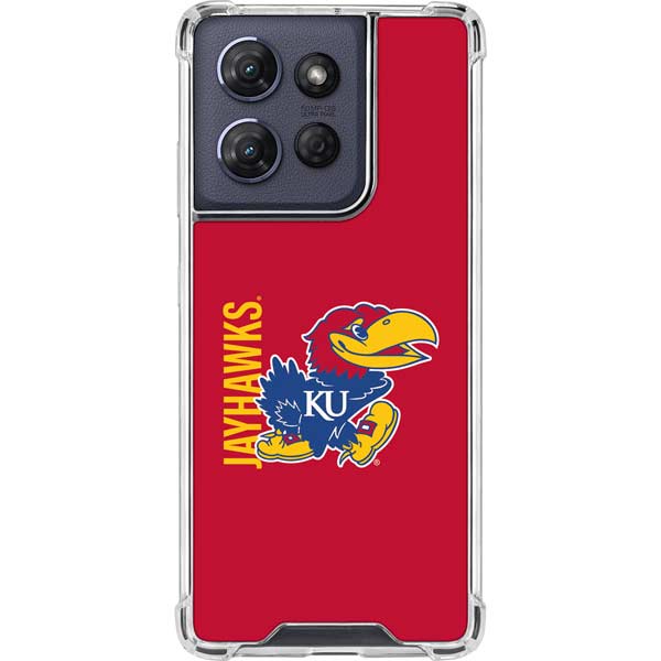 University of Kansas Jayhawks KU Moto G Play 5G (2025) Clear Case