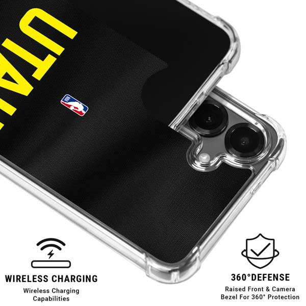 NBA Utah Jazz Jersey Galaxy S26 Clear Case