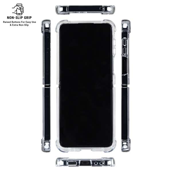 NBA Utah Jazz Jersey Galaxy Z Flip7 Clear Case