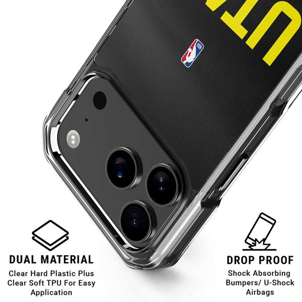 NBA Utah Jazz Jersey iPhone 17 Pro Clear Case