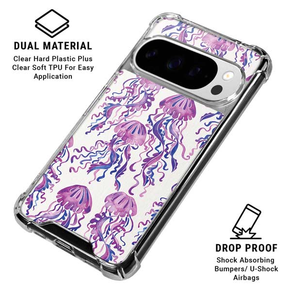 Jellyfish by Cat Coq Google Pixel 10 Pro Clear Case