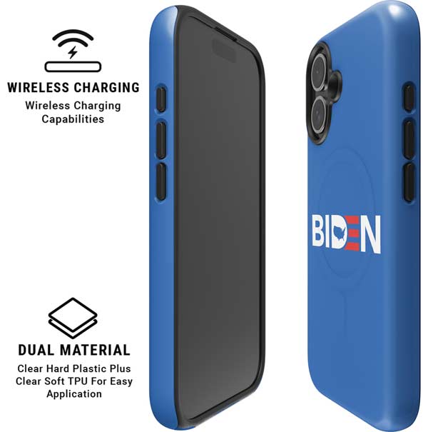 Joe Biden Political iPhone 16 Plus Magsafe Impact Case