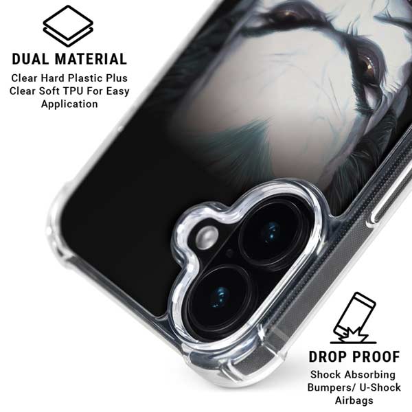 Joker by Alex Ross iPhone 17 Clear Case