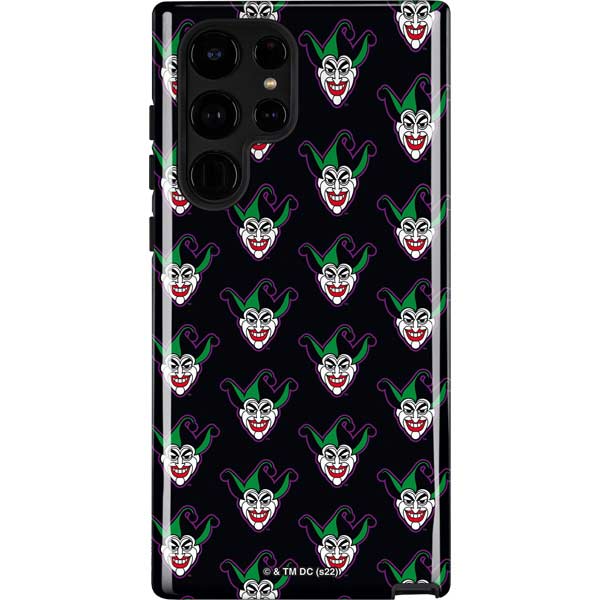 DC Comics The Joker Logo Pattern Galaxy Cases