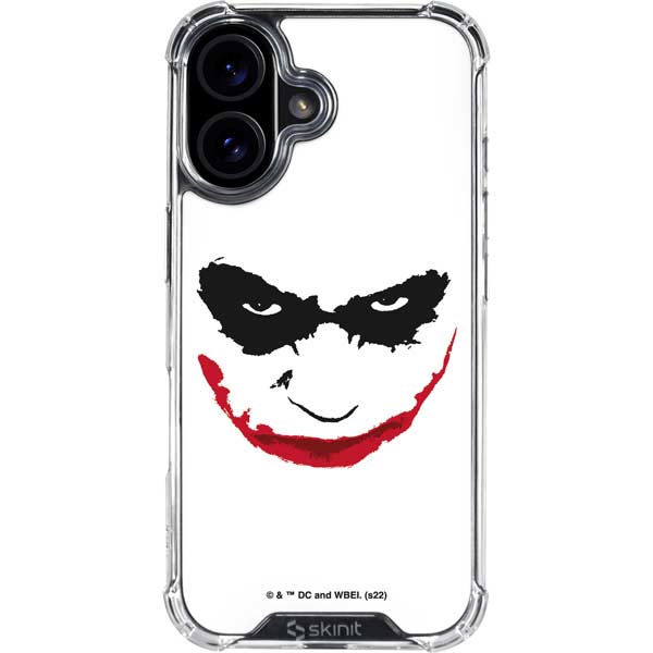 The Dark Knight Joker face iPhone 17 Clear Case | Clear Phone