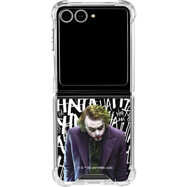 The Dark Knight Joker Galaxy Z Flip7 Clear Case