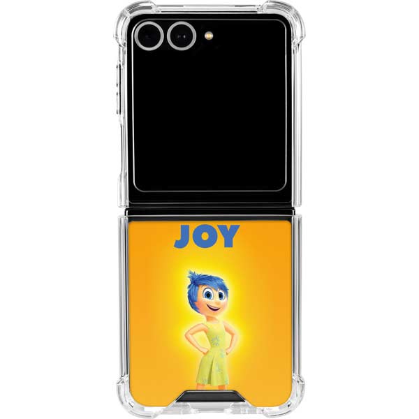 Disney Inside Out Joy Portrait Galaxy Z Flip7 Clear Case