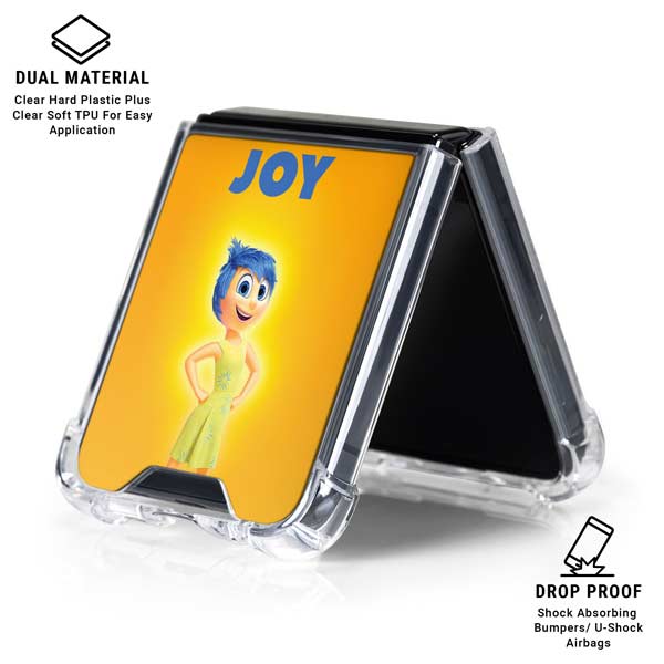 Disney Inside Out Joy Portrait Galaxy Z Flip7 Clear Case