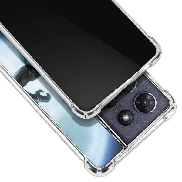 Marvel Black Panther Jumping Through Air Moto G 5G (2025) Clear Case