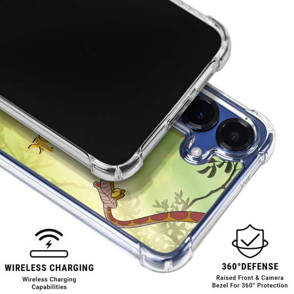 Disney Jungle Book Character Group Galaxy S25 FE Clear Case