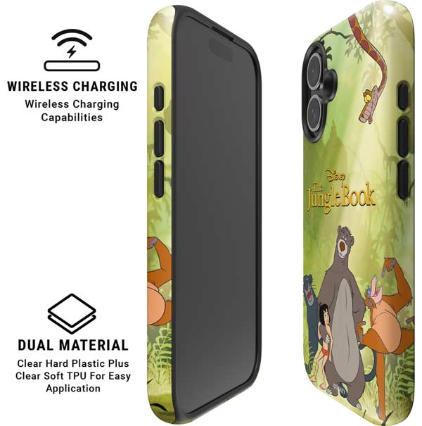 Disney Jungle Book Character Group iPhone 16 Magsafe Impact Case