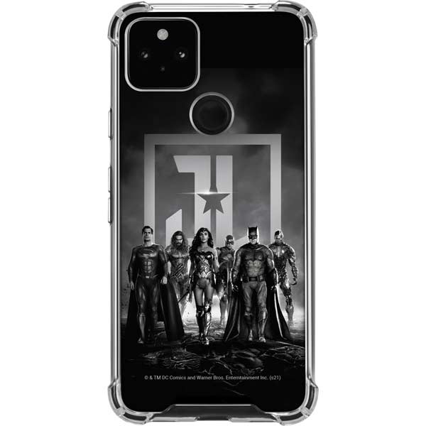 The Justice League (2017) Justice League Black and White Pixel Cases