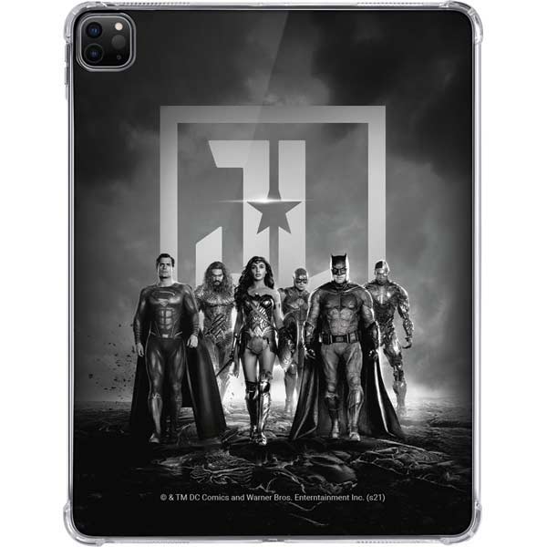 The Justice League (2017) Justice League Black and White iPad Pro 11in (2024) Clear Case
