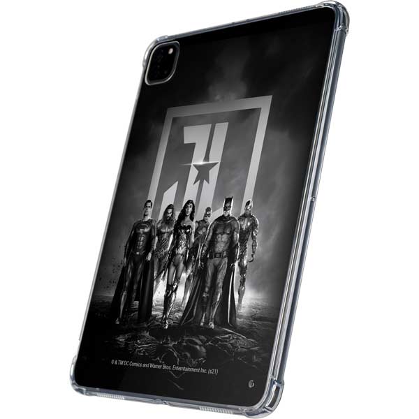 The Justice League (2017) Justice League Black and White iPad Pro 11in (2024) Clear Case