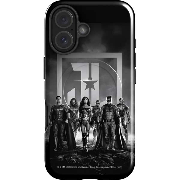The Justice League (2017) Justice League Black and White iPhone 16 Magsafe Impact Case