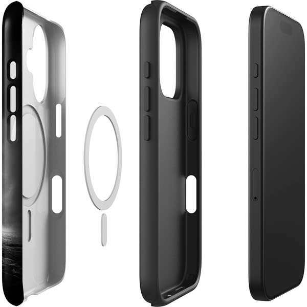 The Justice League (2017) Justice League Black and White iPhone 16 Magsafe Impact Case
