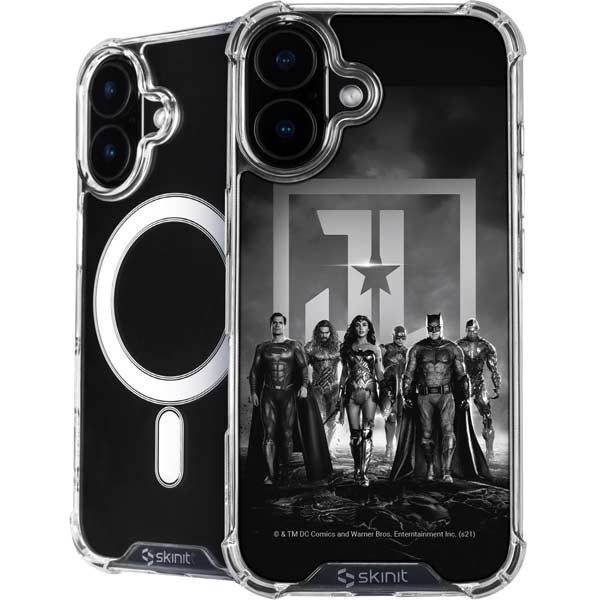 The Justice League (2017) Justice League Black and White iPhone 17 MagSafe Case