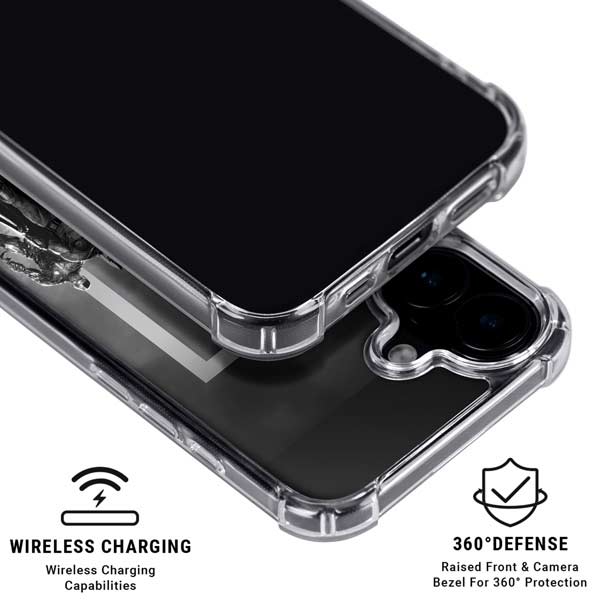 The Justice League (2017) Justice League Black and White iPhone 17 MagSafe Case