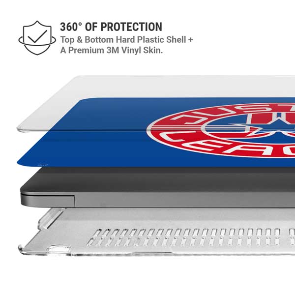 Justice League Emblem MacBook Pro 14in (2021-24) Case plus Skin
