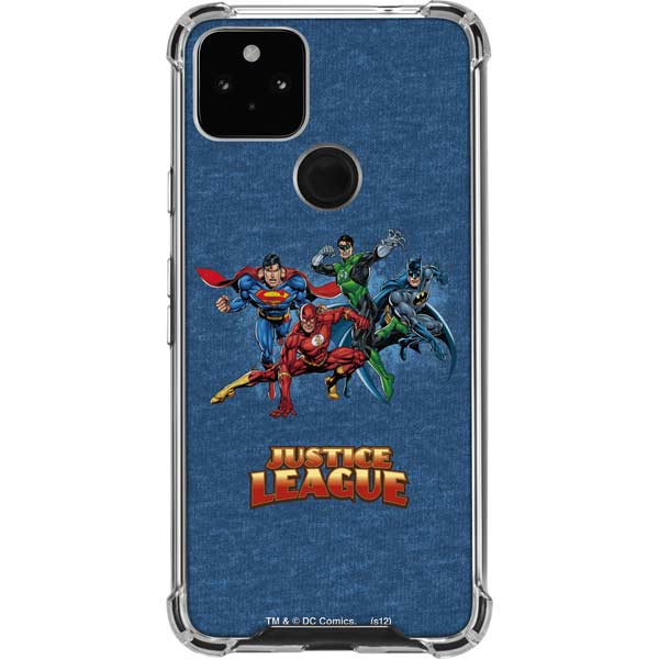 Justice League Action Pose Charcaters Pixel Cases