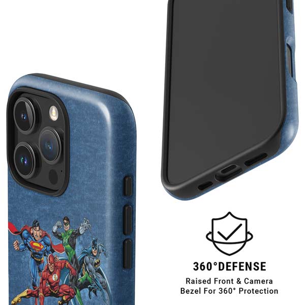 Justice League Action Pose Charcaters iPhone 16 Pro Max Magsafe Impact Case