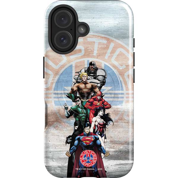 Justice League Heroes Stance 2 iPhone 16 Magsafe Impact Case