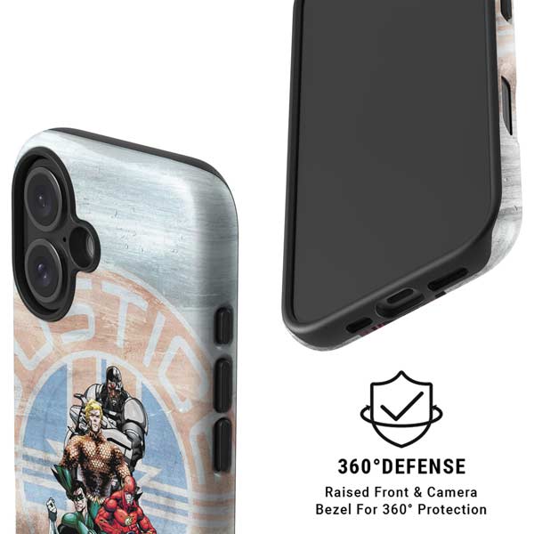 Justice League Heroes Stance 2 iPhone 16 Plus Magsafe Impact Case