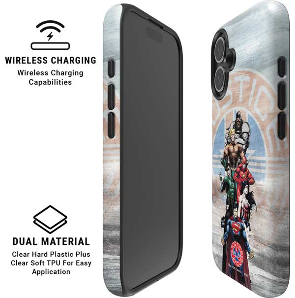 Justice League Heroes Stance 2 iPhone 16 Plus Magsafe Impact Case