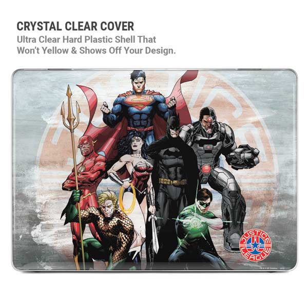 Justice League Heroes Stance 2 MacBook Pro 14in (2021-24) Case plus Skin
