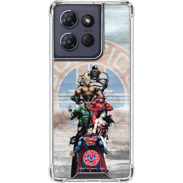 Justice League Heroes Stance 2 Moto G 5G (2025) Clear Case