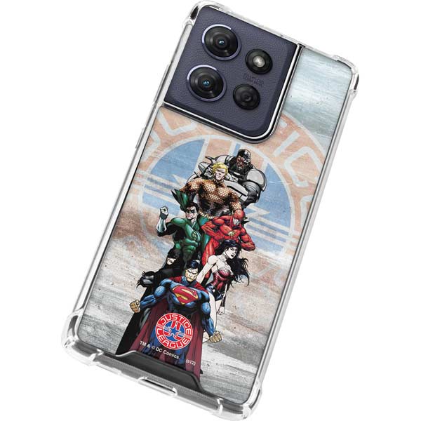 Justice League Heroes Stance 2 Moto G 5G (2025) Clear Case