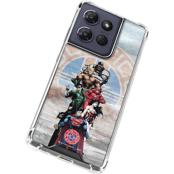 Justice League Heroes Stance 2 Moto G Play 5G (2025) Clear Case