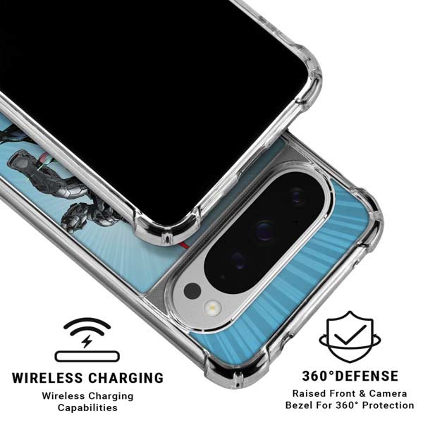 Justice League Heroes Stance 1 Google Pixel 10 Pro XL Clear Case