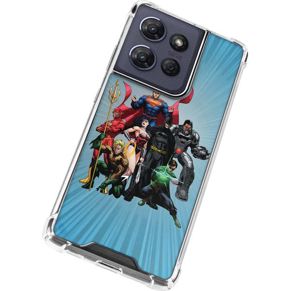 Justice League Heroes Stance 1 Moto G Power 5G (2025) Clear Case