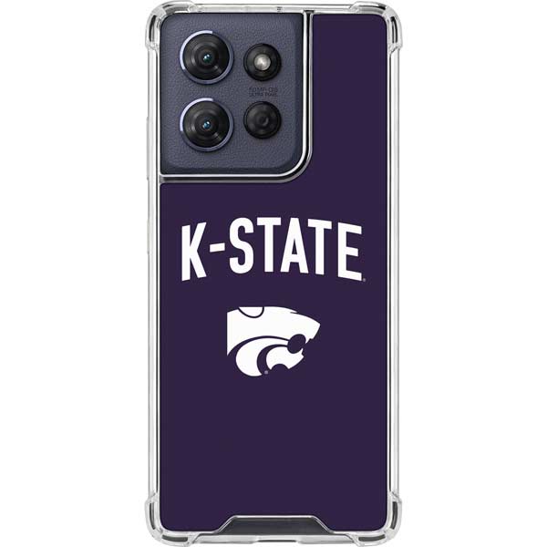 Kansas State University K-State Logo Moto G 5G (2025) Clear Case