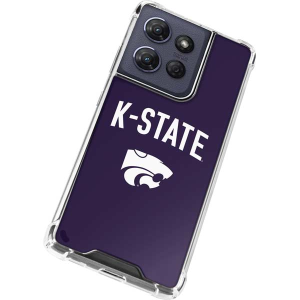 Kansas State University K-State Logo Moto G 5G (2025) Clear Case