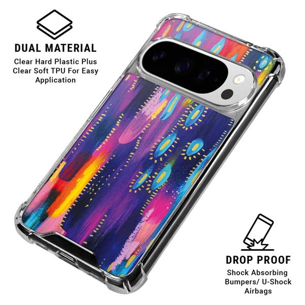 Kaleidoscope Brush Stroke by Etta Vee Google Pixel 10 Pro Clear Case