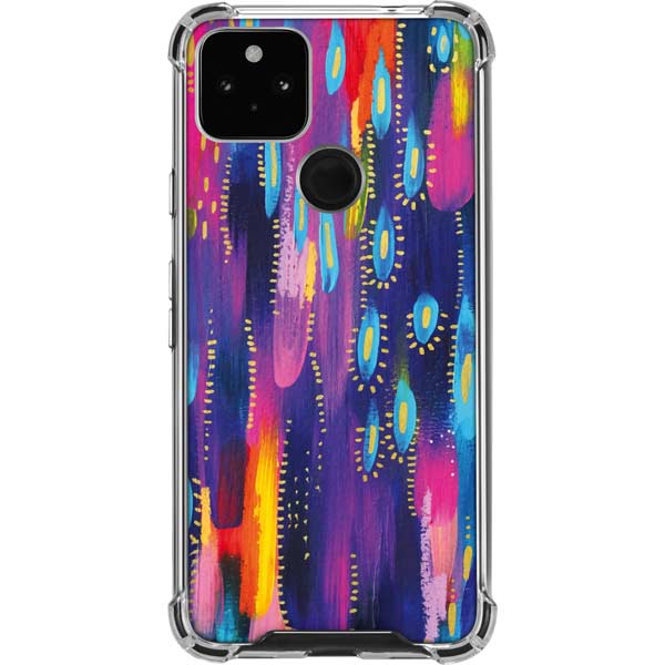 Kaleidoscope Brush Stroke by Etta Vee Pixel Cases