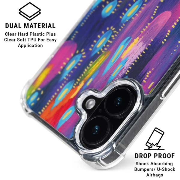 Kaleidoscope Brush Stroke by Etta Vee iPhone 17 MagSafe Case
