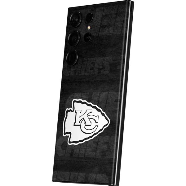 NFL Kansas City Chiefs Black & White Galaxy Skins