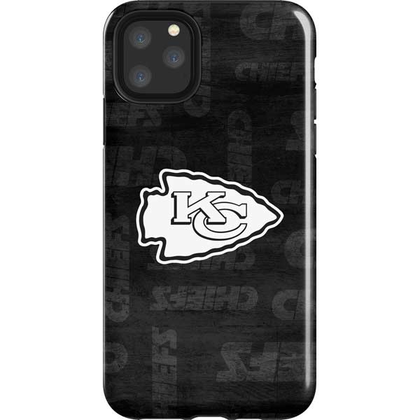 NFL Kansas City Chiefs Black & White iPhone Cases