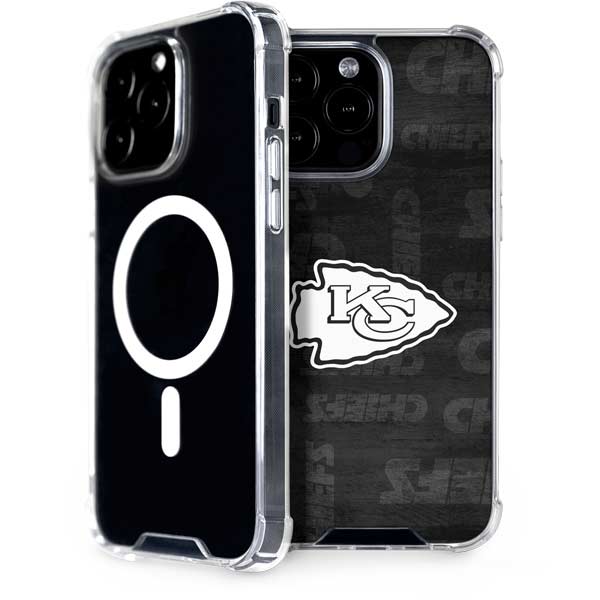 NFL Kansas City Chiefs Black & White iPhone Cases