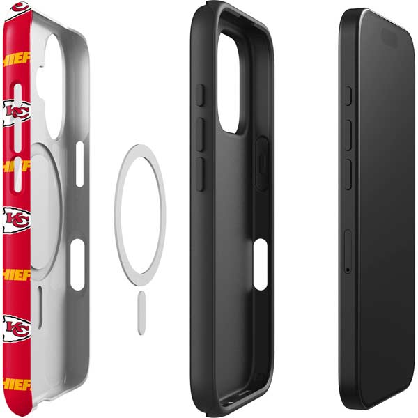 NFL Kansas City Chiefs Blitz Series iPhone 16 Magsafe Impact Case